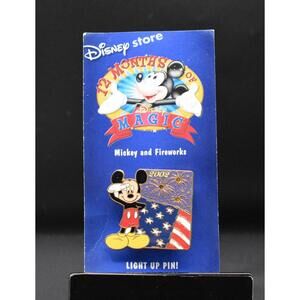 Disney Store 12 Months Of Magic 2002 Mickey Fireworks *No Light Up Pin (C1)